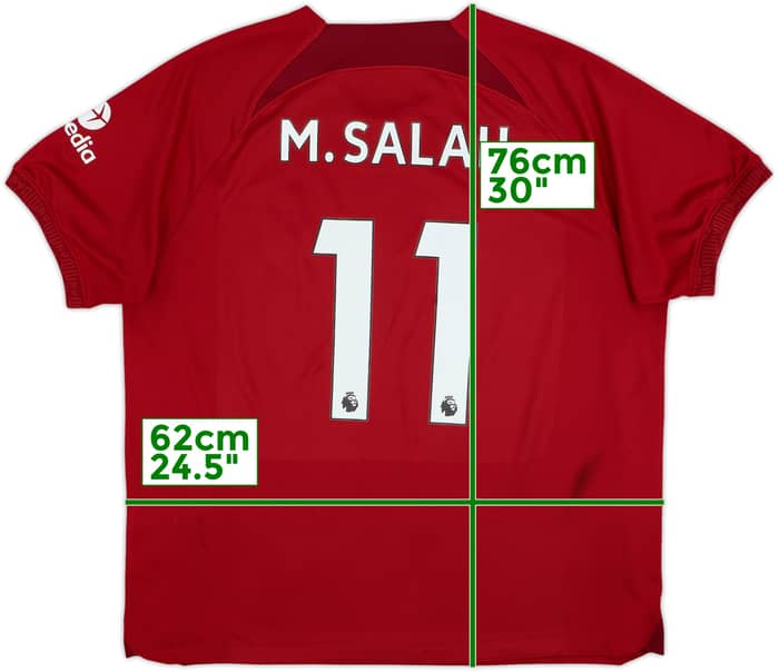 2022-23 Liverpool Home Shirt M.Salah #11 - 9/10 - (XL)