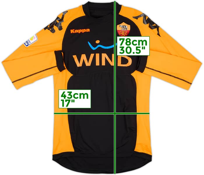 2010-11 Roma Match Issue Third L/S Shirt #10