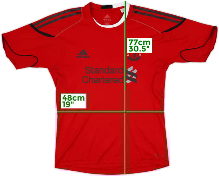 2010-11 Liverpool adidas Formotion Training Shirt - 7/10 - (L)