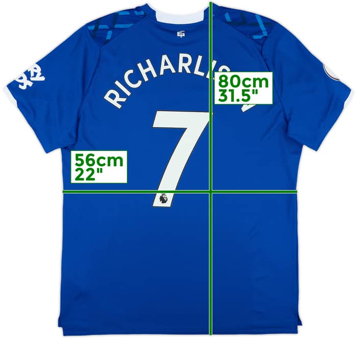 2019-20 Everton Home Shirt Richarlison #7 - 9/10 - (XL)