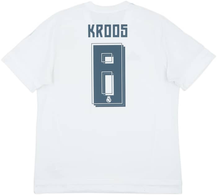 2015-16 Real Madrid Home Shirt Kroos #8 - 6/10 - (XL)