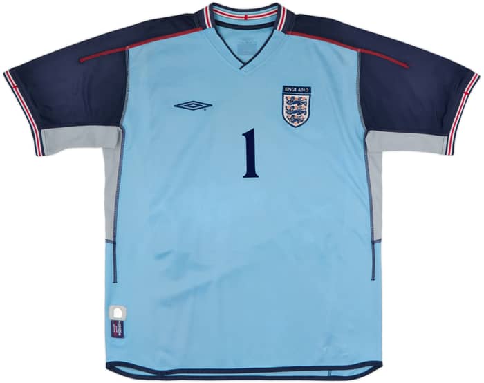 2002-03 England GK S/S Shirt Seaman #1 - 8/10 - (L)