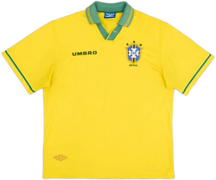 1993-94 Brazil Home Shirt - 6/10 - (XL)