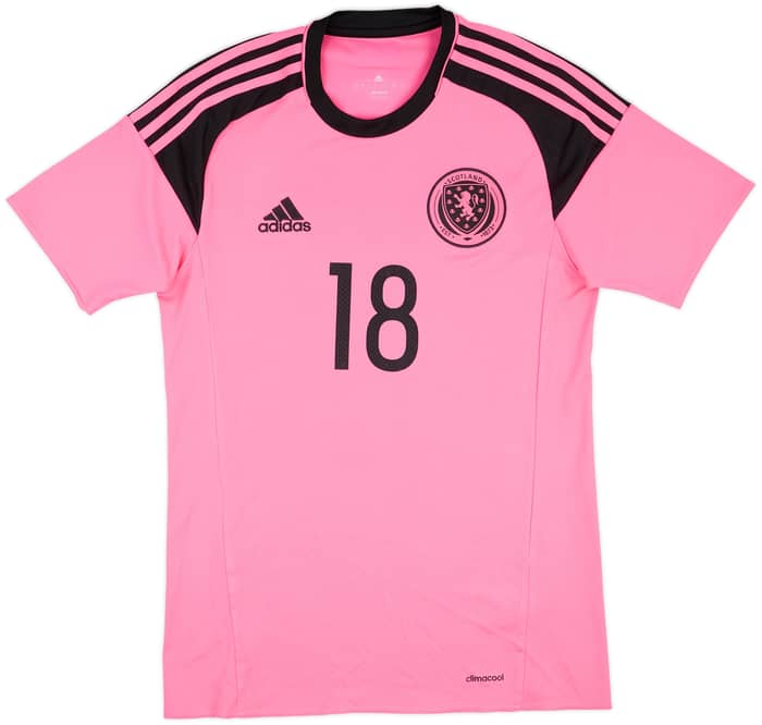 2016-17 Scotland Match Issue Away Shirt #18