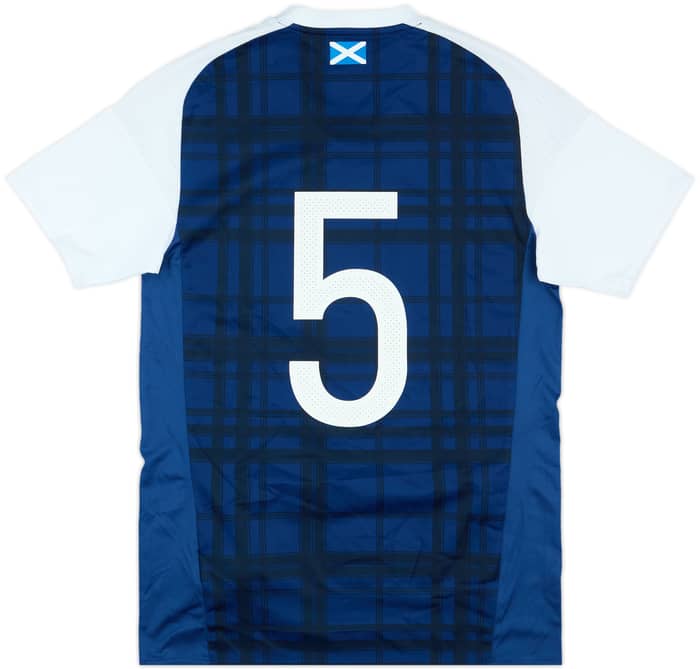 2015-17 Scotland Match Issue Home Shirt #5