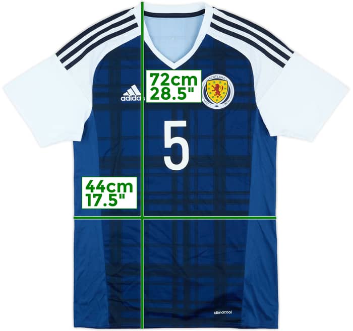 2015-17 Scotland Match Issue Home Shirt #5