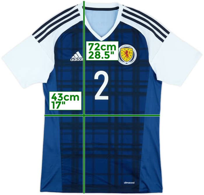 2015-17 Scotland Match Issue Home Shirt #2