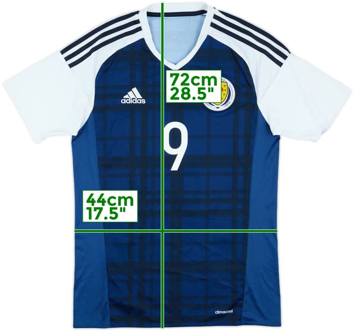 2015-17 Scotland Match Issue Home Shirt #9