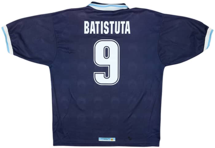 1999-01 Argentina Away Shirt Batistuta #9 - 8/10 - (L)
