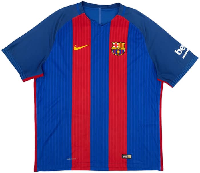 2016-17 Barcelona Authentic Home Shirt - 4/10 - (XXL)