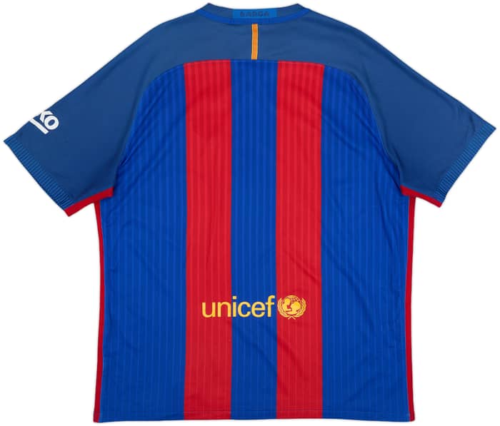 2016-17 Barcelona Authentic Home Shirt - 4/10 - (XXL)