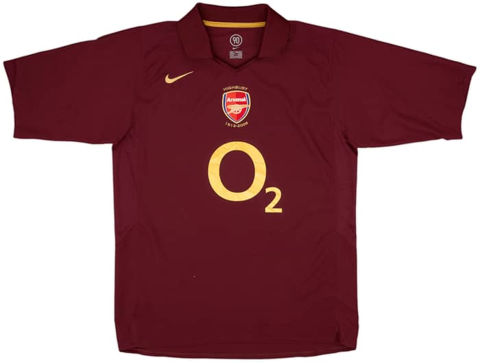 2005-06 Arsenal Home Shirt Bergkamp #10 - 6/10 - (L)