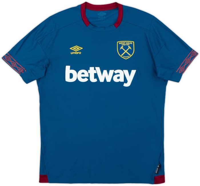 2018-19 West Ham Away Shirt Noble #16 - 8/10 - (L)
