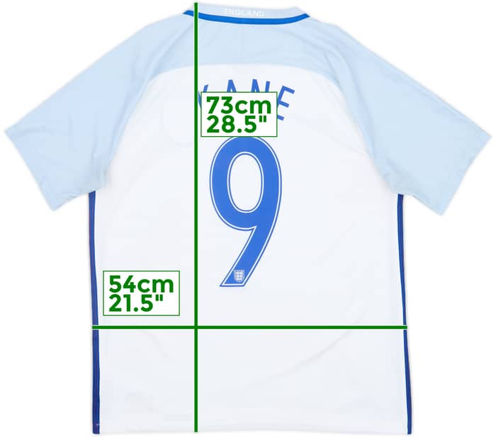 2016-17 England Home Shirt Kane #9 - 6/10 - (M)