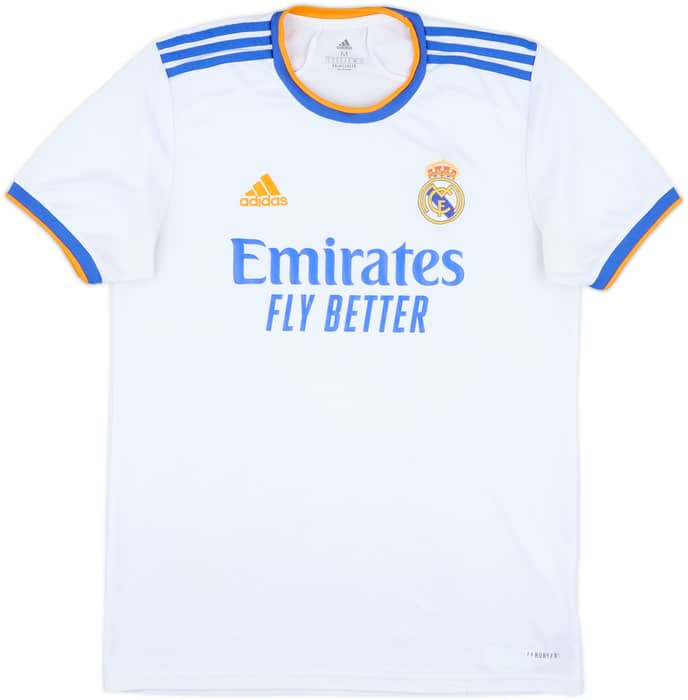 2021-22 Real Madrid Home Shirt Benzema #9 - 5/10 - (M)