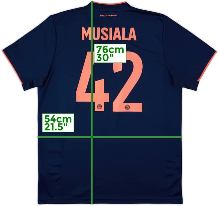 2019-20 Bayern Munich Third Shirt Musiala #42 - 10/10 - (L)