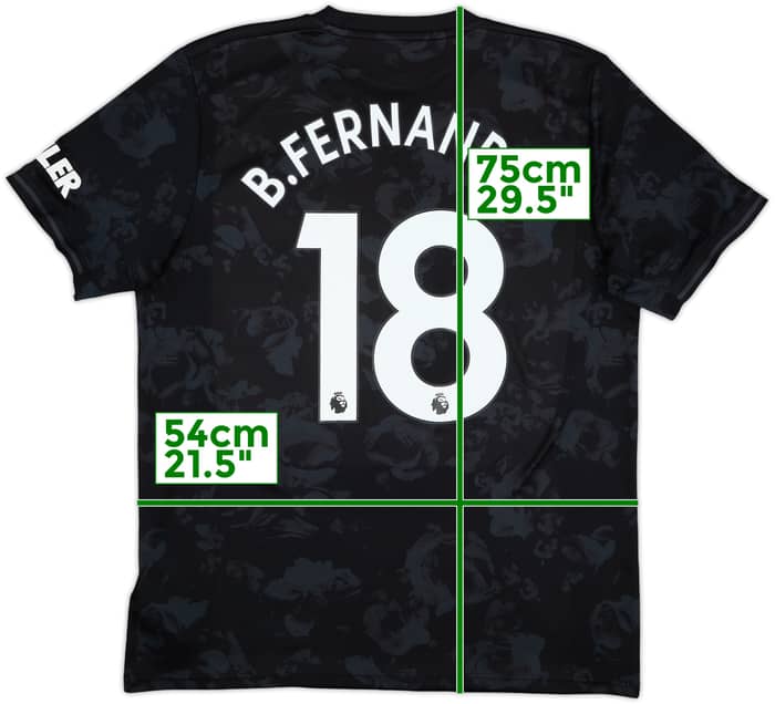2020-21 Manchester United Away Shirt B.Fernandes #18 - 8/10 - (L)