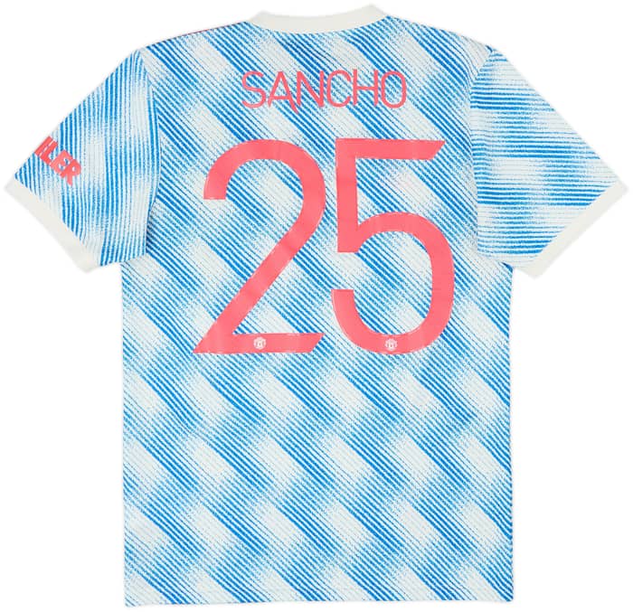 2021-22 Manchester United Away Shirt Sancho #25 - 6/10 - (S)