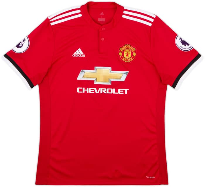 2017-18 Manchester United Home Shirt Lukaku #9 - 8/10 - (L)