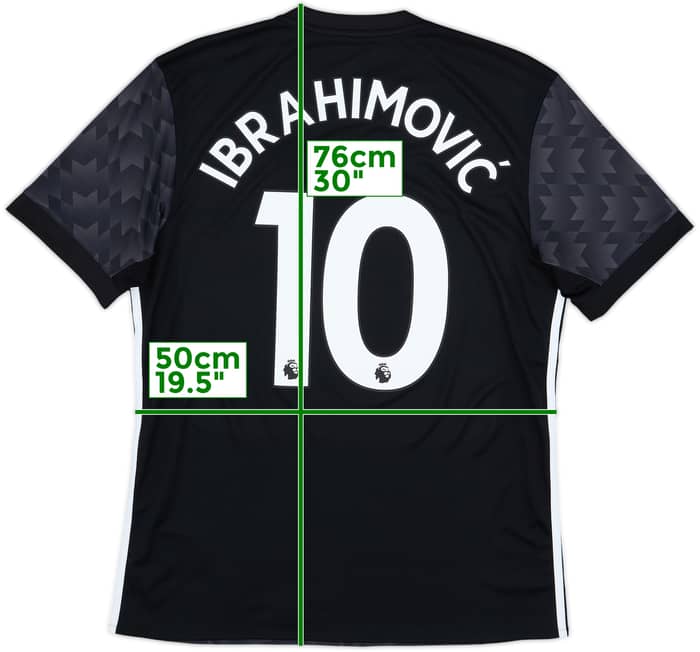 2017-18 Manchester United Away Shirt Ibrahimovic #10 - 9/10 - (M)