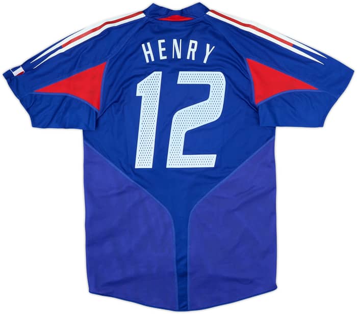 2004-06 France Home Shirt Henry #12 - 6/10 - (S)