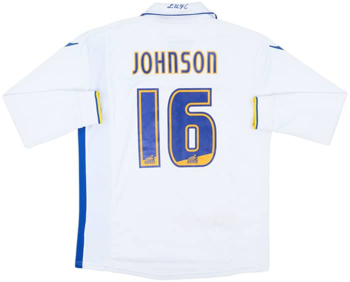 2009-10 Leeds United Home L/S Shirt Johnson #16 - 6/10 - (M)