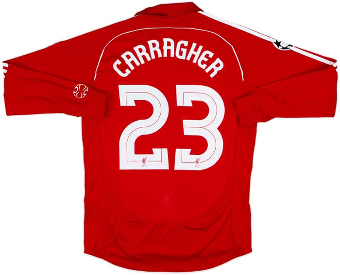 2006-08 Liverpool Home L/S Shirt Carragher #23 - 7/10 - (M)