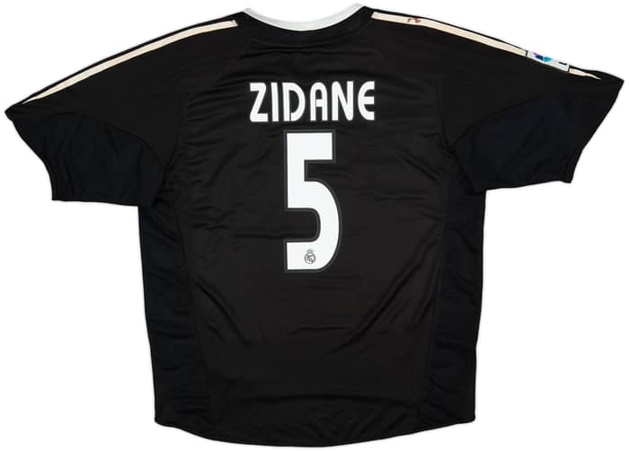 2004-05 Real Madrid Away Shirt Zidane #5 - 7/10 - (M)