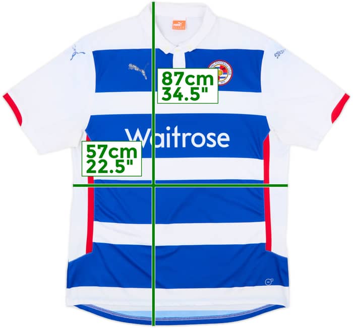 2014-15 Reading Home Shirt - 4/10 - (XXL)