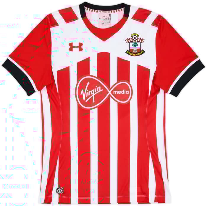 2016-17 Southampton Home Shirt Virgil #17 - 8/10 - (M)