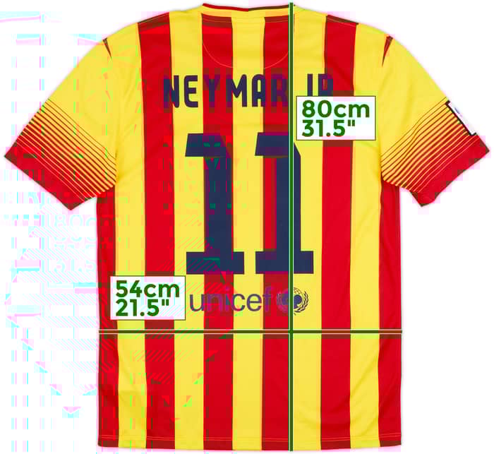 2013-15 Barcelona Away Shirt Neymar Jr #11 - 8/10 - (M)