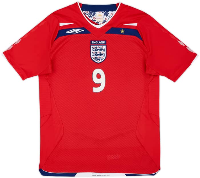 2008-10 England Away Shirt Rooney #9 - 7/10 - (M)