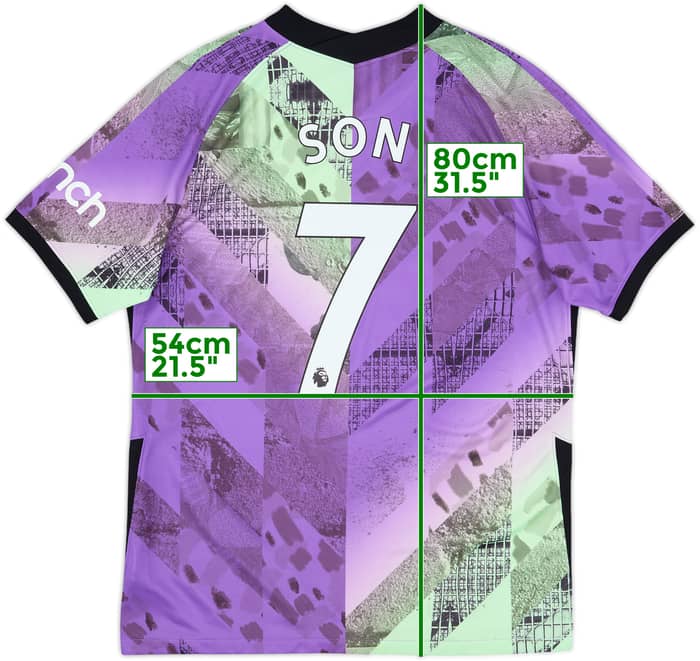 2021-22 Tottenham Third Shirt Son #7 - 9/10 - (L)