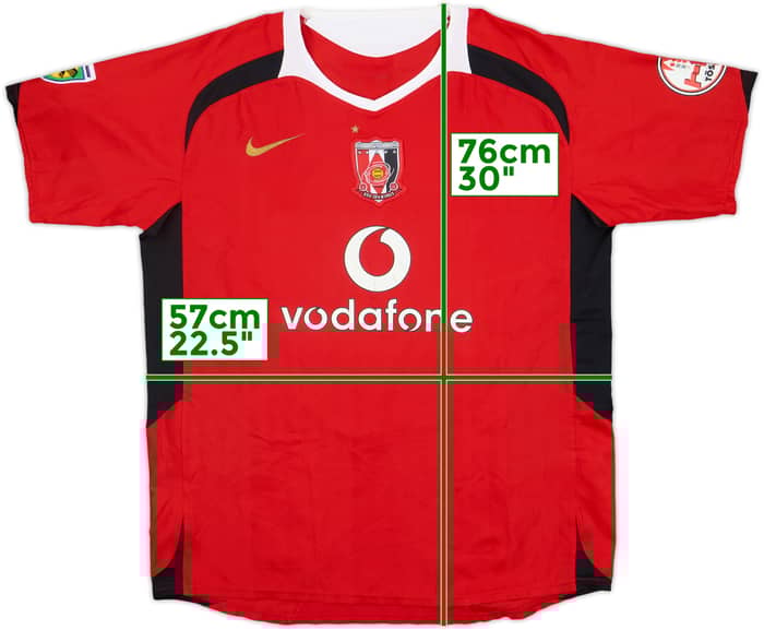 2006 Urawa Red Diamonds Home Shirt - 6/10 - (L)