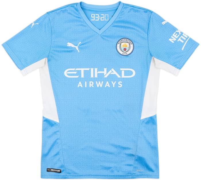 2021-22 Manchester City Home Shirt Grealish #10 - 7/10 - (S)