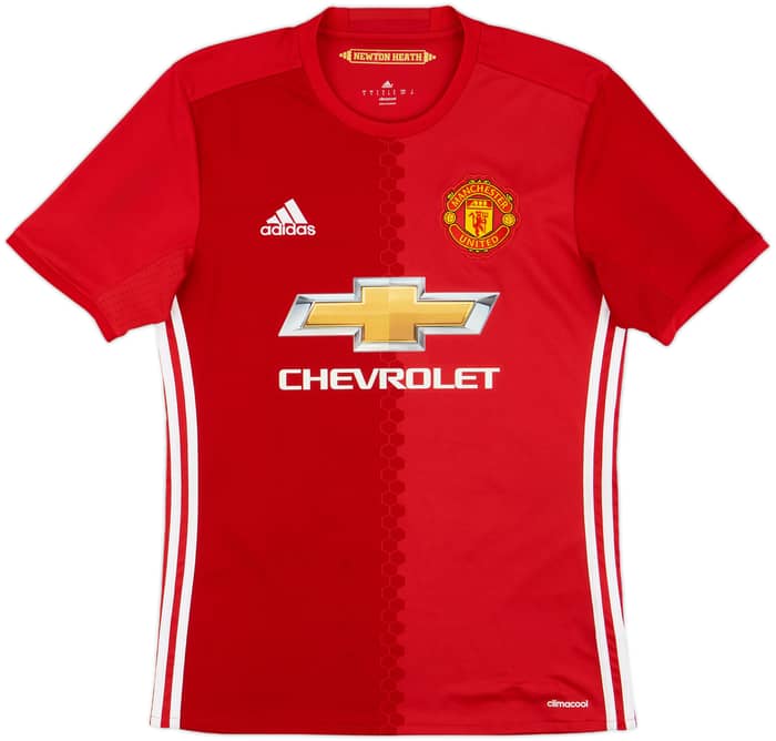 2016-17 Manchester United Home Shirt Pogba #6 - 6/10 - (S)