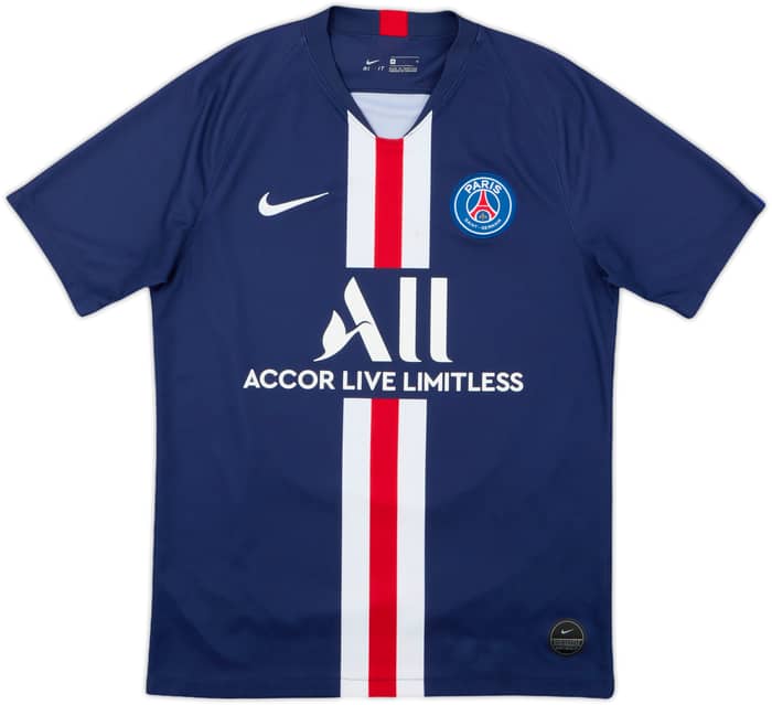 2019-20 Paris Saint-Germain Home Shirt Mbappe #7 - 7/10 - (M)