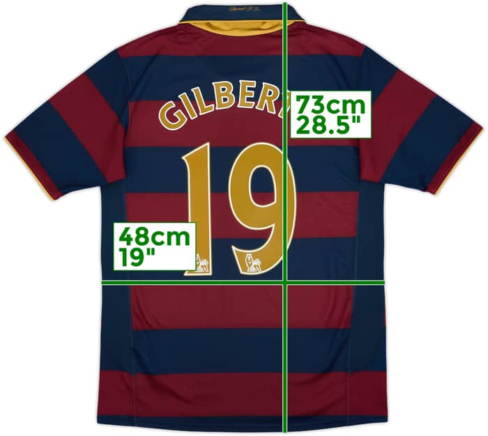 2007-08 Arsenal Third Shirt Gilberto #19 - 8/10 - (XL.Boys)
