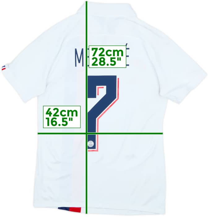 2019-20 Paris Saint-Germain Authentic Third Shirt Mbappe #7 - 6/10 - (S)