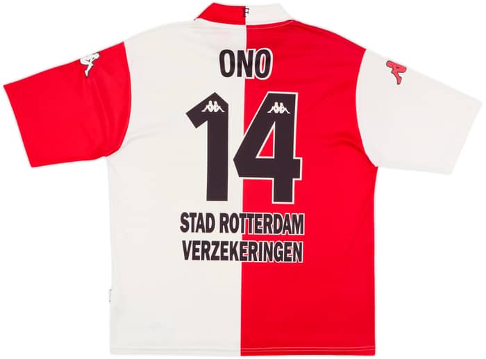 2001-02 Feyenoord Home Shirt Ono #14 - 7/10 - (L)