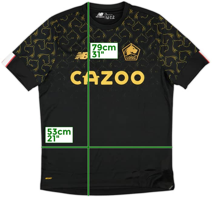 2022-23 Lille Third Shirt - 10/10 - (L)