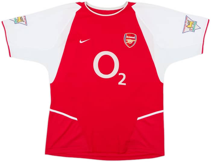 2002-04 Arsenal Home Shirt Bergkamp #10 - 8/10 - (L)