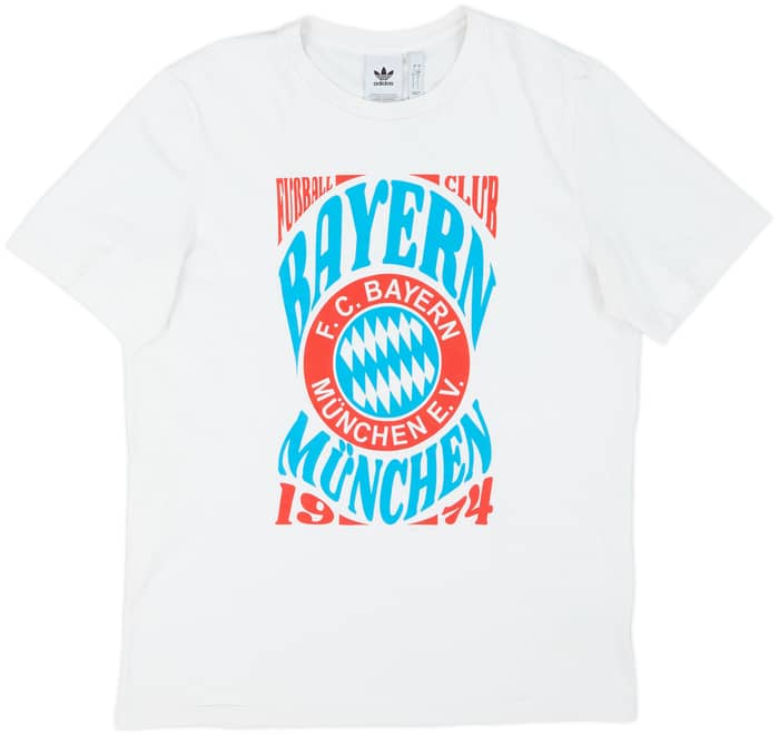 2023-24 Bayern Munich adidas Originals Graphic Tee - 7/10 - (L)