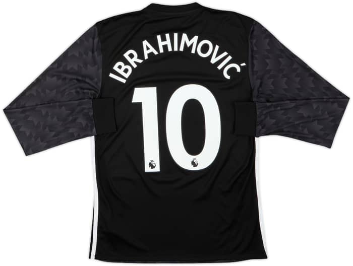 2017-18 Manchester United Away L/S Shirt Ibrahimovic #10 - 8/10 - (S)