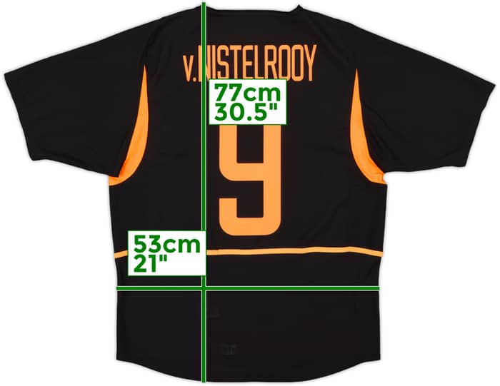 2002-04 Netherlands Away Shirt V.Nistelrooy #9 - 7/10 - (L)