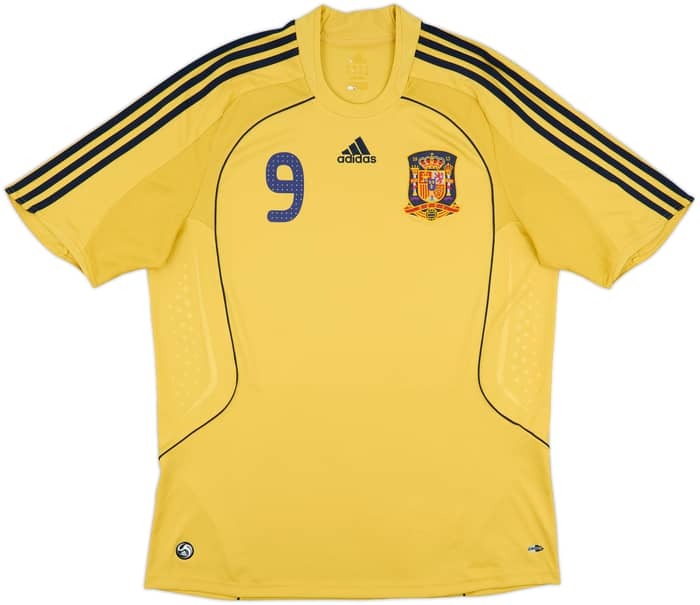2008-10 Spain Away Shirt Torres #9 - 9/10 - (XL)