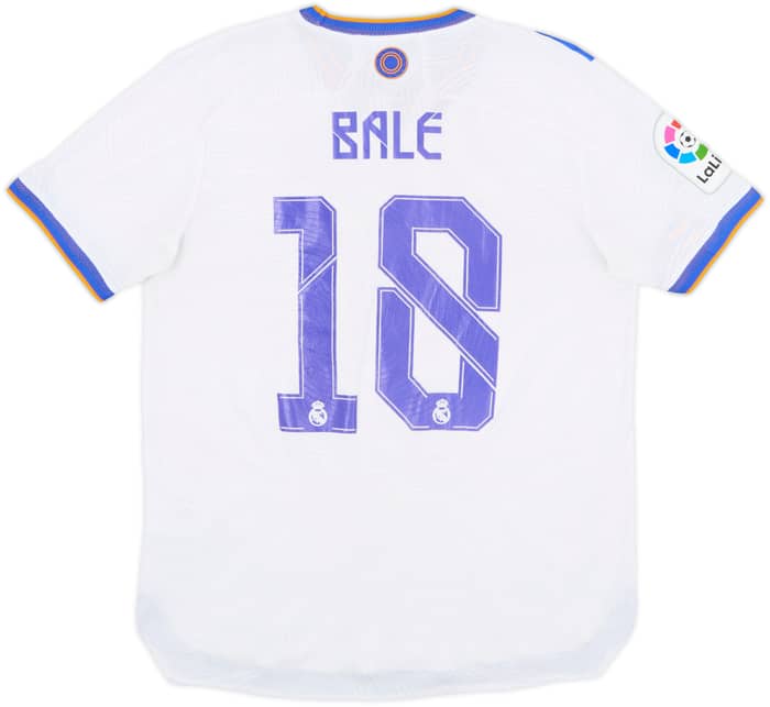 2021-22 Real Madrid Authentic Home Shirt Bale #18 - 8/10 - (M)
