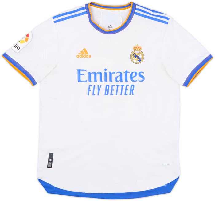 2021-22 Real Madrid Authentic Home Shirt Bale #18 - 8/10 - (M)