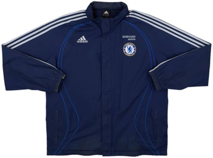 2006-07 Chelsea adidas Hooded Rain Jacket - 6/10 - (L/XL)