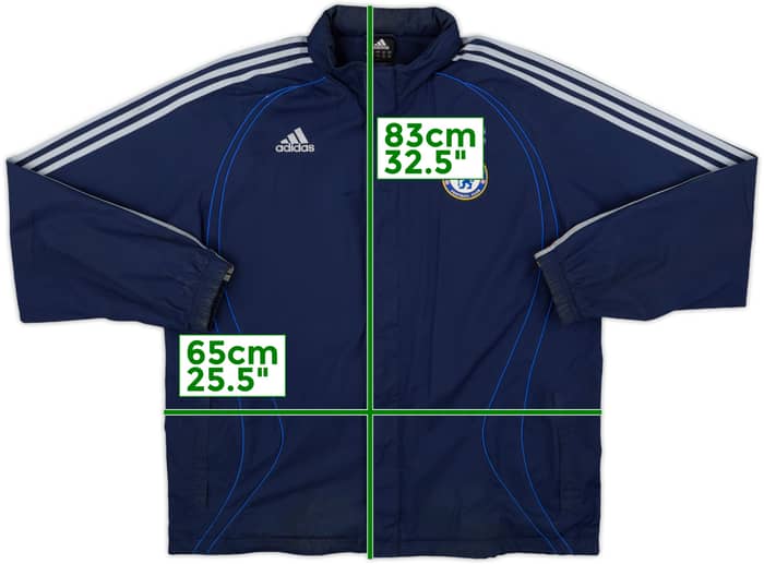 2006-07 Chelsea adidas Hooded Rain Jacket - 6/10 - (L/XL)